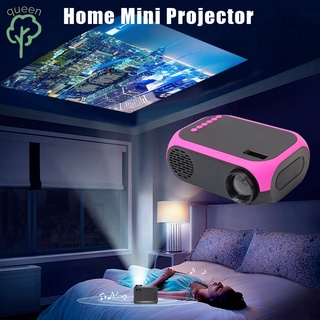 Mini Projetor HD 1080P LED Portátil Home Theater Luz Cinema USB AV HDMI