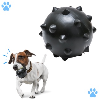 Bola Maciça Brinquedo para Cachorro Bolinha Dura Cravo Resistente Black