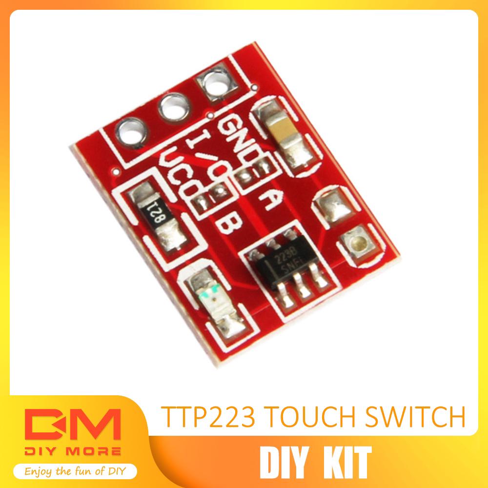 DIYMORE 10 Pcs Ttp223 Capacitivo Interruptor De Toque Botão De Auto-Bloqueio Módulo Para for Arduino