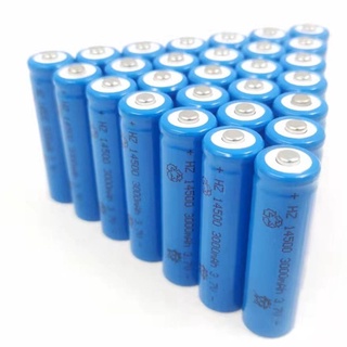 kit 5pçs Bateria Recarregável para lanterna tática Li-ion MSX 14500 3000 mAh 3.7v