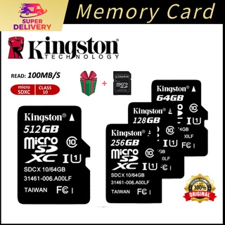 High Speed SDHC Kingston SD Card 64gb 128gb 256gb 512gb Micro SD Memory Card Class 10 100MB/s