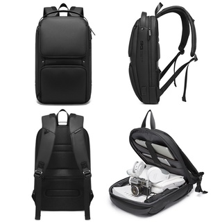 BANGE Moda Negócios Grande Slim 15 E # 39 ; & Mochila De Laptop Masculina Multi-Face Com Carregamento USB Para Viagem/Escola B (3)