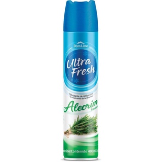 Odorizador e Aromatizante Spray Bom Ar DomLine Ultra Fresh 400ml Alecrim