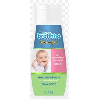 Talco Meu Brotinho Talco para bebês e crianças baby Talco contra assaduras 100g. (1)