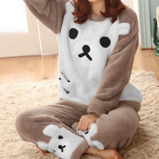 12 estilos Pijama Soft Feminino Adulto Mulheres Confortável Quentinho /sleepwear/ Inverno/Conjunto de pijama feminino