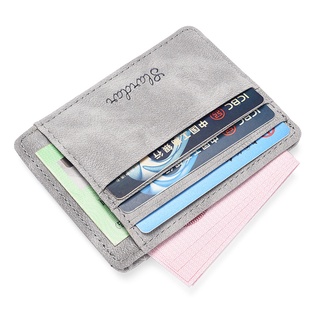 Carteira de carteira de motorista ultrafina para homens Carteira de motorista com capa de couro para carteira de cartão multiplex