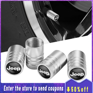 [Promo] 4 Pçs/set Válvula De Pneu De acessórios para carro Para Jeep丨tyre valve cap/tire valve cap For Jeep Renegade Compass Wrangler Willys