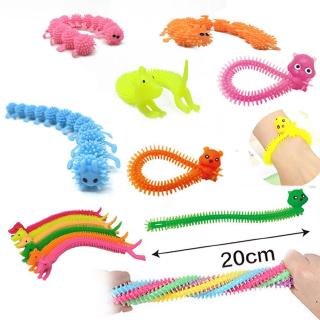 Brinquedo Para Crianças Fidget Toy Elástico Tpr Caterpillar Ferramenta De Descompressão Estresse (6)