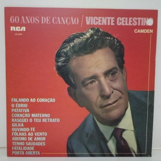 Lp Disco Vinil Vicente Celestino - 60 Anos De Canção 1968 (e249)