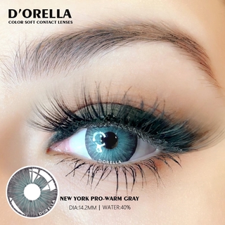 Dorella 1 Par (2 Pcs) Nova Moda Lentes New York Cor Suave Cosplay Eye De Contato Colorido Natural Olho Nobre Pupils (6)