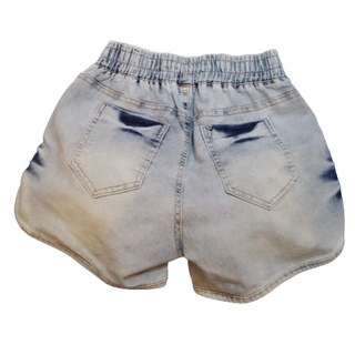 Short Jeans Feminino Lavagem Clara e Escura Ótima opção dia a dia casual praia campo com bolso traseiro veste bem (6)