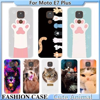 Capa De Silicone/Tpu Desenho de fofo para Capinha Motorola Moto E7 Plus (1)