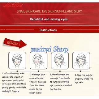 Creme hidratante antirrugas antienvelhecimento removedor de olheiras e de inchaço nos olhos Nutre a pele dos olhos (4)