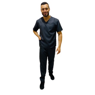 Pijama Cirúrgico Hospitalar Scrub Masculino Original Rose Carcelin. Ideal Para Enfermeiros, Médicos BORDADO GRÁTIS