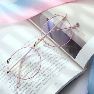 Óculos Redondos De Computador Anti Radiação De Olho De Gato Super Fofo Anti Claro Azul Para Mulheres / Masculino (1)