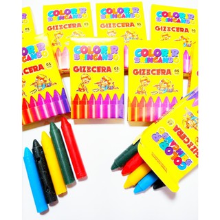40 Mini Giz de Cera 5 Cores 5cm 10g Infantil Lembrancinha Escolar Kit Festa Oferta (1)