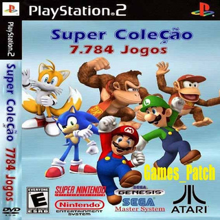 Jogo Ps2 Patch Super Coleção 7784 Jogos Super Nitendo, Sega PS2