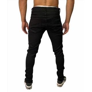 Calça Jeans Masculina Skinny Rasgada Premium Lycra Promoção (4)