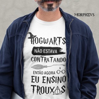 Camiseta Professor Trouxas - Harry Potter Camisa Masculina / Unissex