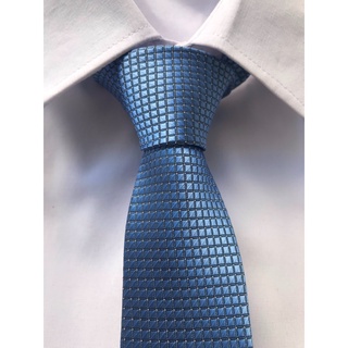 Gravata Slim Fit Azul Piscina 5,5 Cm