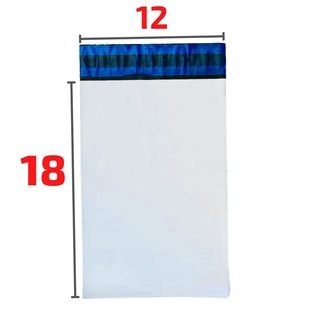 100 Envelope Plástico de Segurança 12X18 Branco Com Lacre - Saco Plástico / Correios / E-Commerce / Pronta Entrega (1)