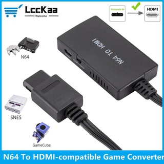 N64 Para HDMI Conversor Adaptador Compatível Com Cabo USB Plug and Play Nintendo 64/SNES/NGC/SFC Gamecube Console (1)