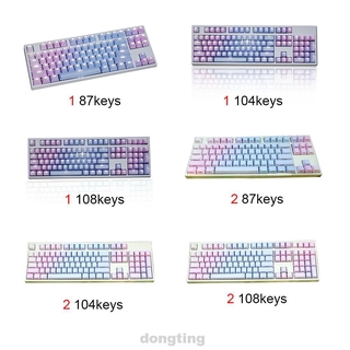 Decorative Gaming Colorful Mechanical Keyboard Computer Accessory Double Keycap Set (2)