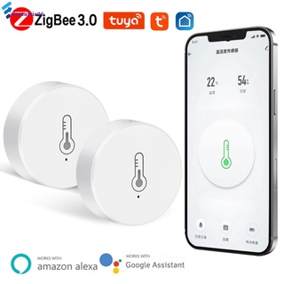 Tuya Sensor De Temperatura E Umidade smart ZigBee Com Bateria home Energeic01