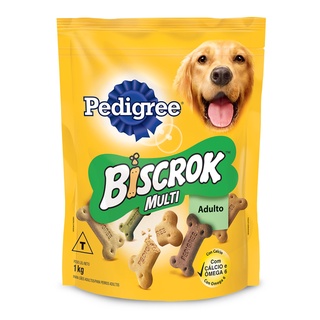 Biscoito Biscrok Multi Para Cães Adulto Pedigree 1kg