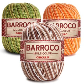 Barbante Barroco Multicolor Círculo 200g - Unidade