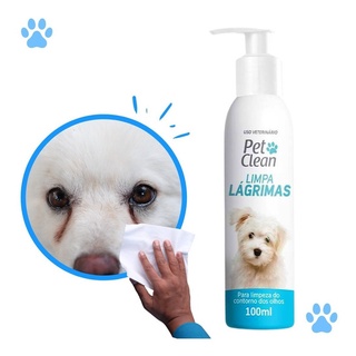 Kit de Cuidados Hidratante Para Focinhos e Patas + Limpa Lagrimas Pet Clean Para Cães E Gatos (2)