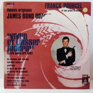 LP VINIL FRANK POURCEL- 007 JAMES BOND VIVA E DEIXE MORRER/1973-IMP URUGUAI /K238