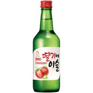 Bebida Coreana Soju Sabor Morango 360Ml Jinro