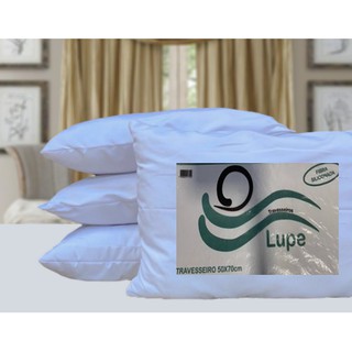 Travesseiro Tamanho Médio 50x70cm Lupe 100% Poliéster Confortável