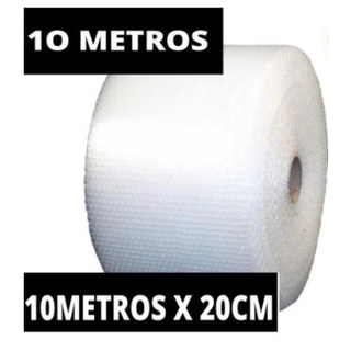 Plástico Bolha - Bobina 20cm X 10 Mts E-commerce 15 Micras