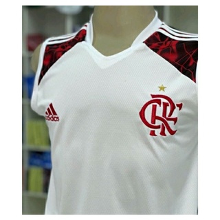 Nova Camisa Flamengo 2021/2022 Regata Branca Masculina