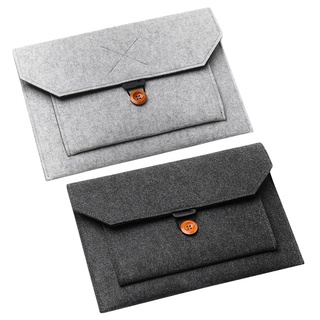 Negócio Soft Case Bag Para Apple Macbook Air Pro Retina 13 Laptop Tablet Saco Cinza Escuro (7)