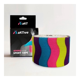 Bandagem Estampa Purpura Aktivetape Sport - 5 cm X 5 m- Kinesiotape Original Estampado- Aktive Tape