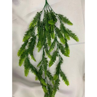 Planta Pendurada Verde Artificial Planta Chlorophytum Parede Varanda Casa Decoração (3)