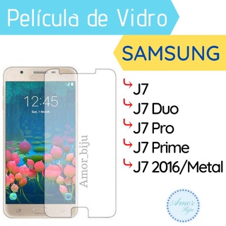 Película de vidro Samsung Galaxy J7 / J7 Duo / J7 Pro / J7 Prime / J7 2016/Metal / protetor de tela