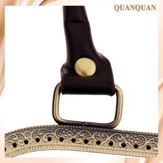 [quanquan] Purse Bag Frame Clasp Handle Metal Kiss Clasp Lock for DIY Clutch Bag Handbag and Purse Making27cm/11in (9)