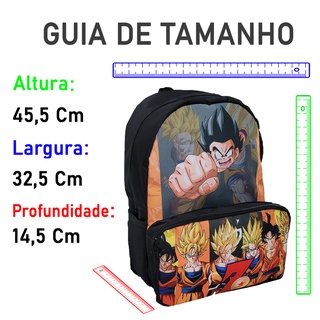 Bolsa Mochila Escolar Personagem Naruto Para Viagem Lazer Anime Top Material (4)