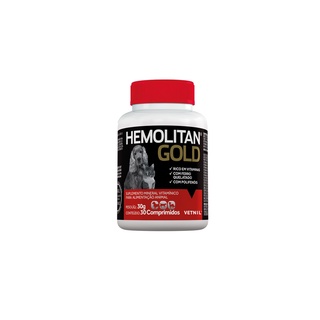 Hemolitan Gold 30 Comprimidos Suplemento Vitaminico Vetnil