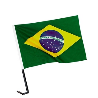 Bandeira do Brasil para Carro Vidro com Cabo de Suporte (1)