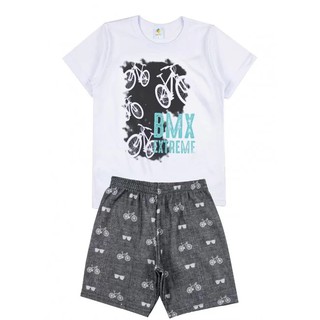 4 Conjunto Infantil Menino masculino Camiseta e Bermuda praia verão (9)