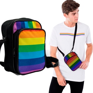 Kit Shoulder bag lgbt + Pulseira Pride LGBT LGBTQIA+ (2)