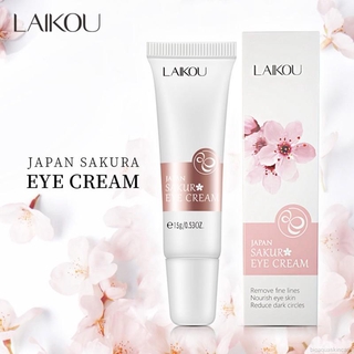 LAIKOU Creme De Olho Sakura Antirrugas Com Para Olheiras/Linhas Finas/Cuidados Os Olhos/Anti-Idade
