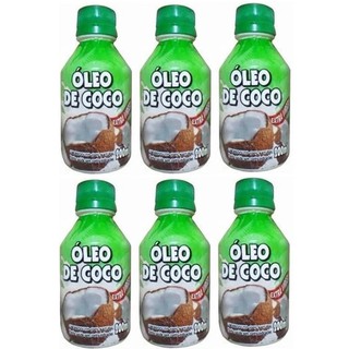 Kit 6 Óleo De Coco Extra Virgem 100% Natural 150ml