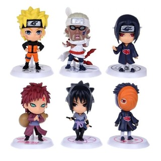 Boneco Naruto, Sasuke, Obito, Tobi, Itachi, Killer Bee