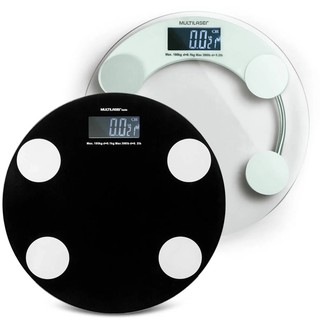 Balança Corporal Digital Peso ate 150kg Transparente - Multilaser (3)